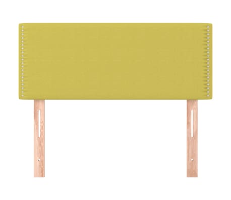vidaXL Tăblie de pat, verde, 90x5x78/88 cm, textil