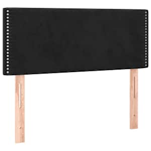 Čelo postele černé 90x5x78/88 cm samet - obrázek 2