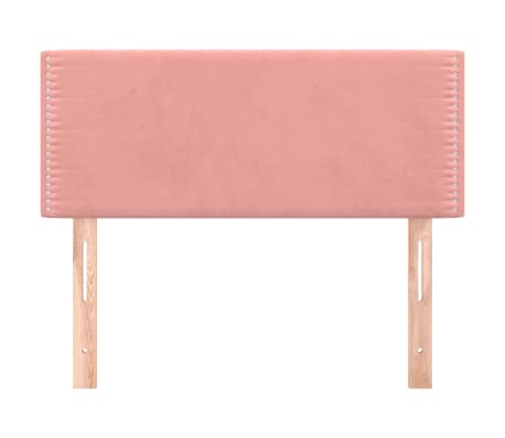 vidaXL H&ouml;f&eth;agafl Bleikur 90x5x78/88 cm Flauel