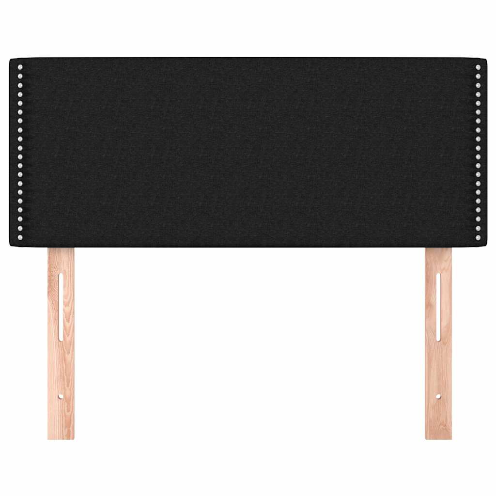vidaXL Hoofdbord 100x5x78/88 cm stof zwart, foto 2