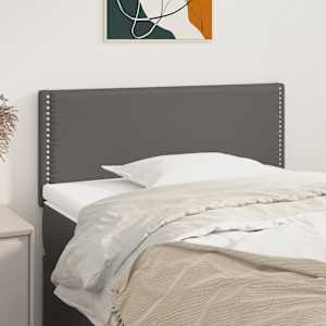 Čelo postele šedé 100x5x78/88 cm umělá kůže - obrázek 1