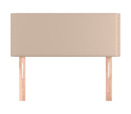 vidaXL voodipeats, cappuccino, 100x5x78/88 cm kunstnahk