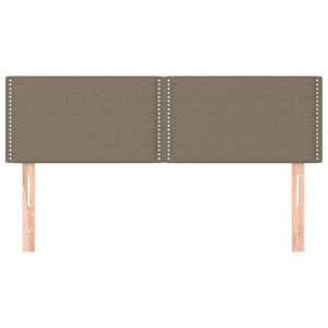 vidaXL Uzglavlja 2 kom smeđesiva 72 x 5 x 78/88 cm od tkanine