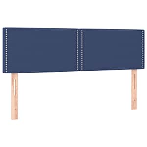 vidaXL voodipeatsid, sinine, 144x5x78/88 cm, kangas