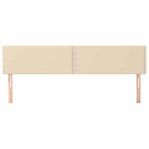 vidaXL Čel&aacute; postele 2 ks kr&eacute;mov&yacute; 80x5x78/88 cm l&aacute;tka