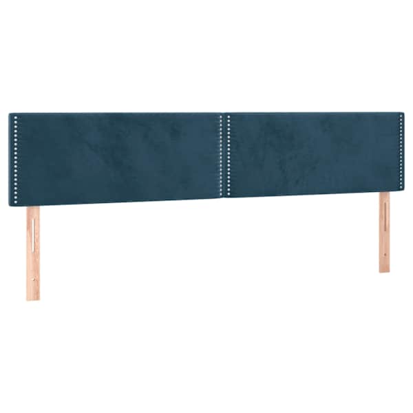 vidaXL voodipeatsid, tumesinine, 160x5x78/88 cm, samet