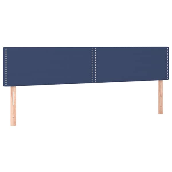 vidaXL voodipeatsid, sinine, 200x5x78/88 cm, kangas