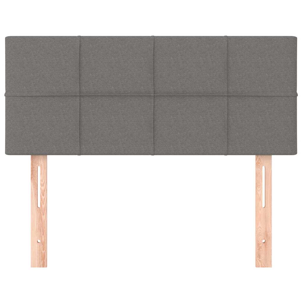 vidaXL Hoofdbord 90x5x78/88 cm stof donkergrijs grijs, foto 2