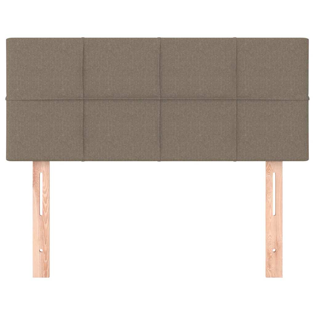 vidaXL Hoofdbord 90x5x78/88 cm stof taupe, foto 2