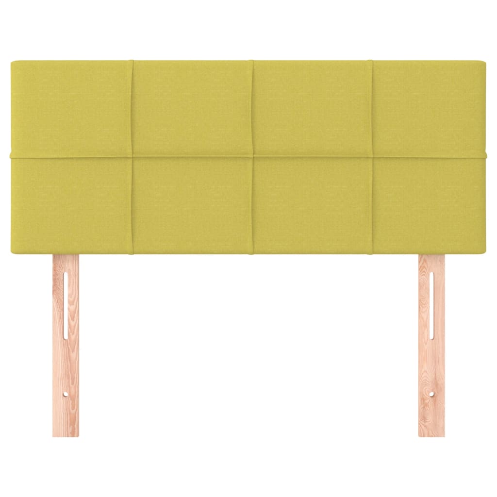 vidaXL Tête de lit Vert 90x5x78/88 cm Tissu