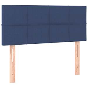 Čelo postele modré 100x5x78/88 cm textil - obrázek 2