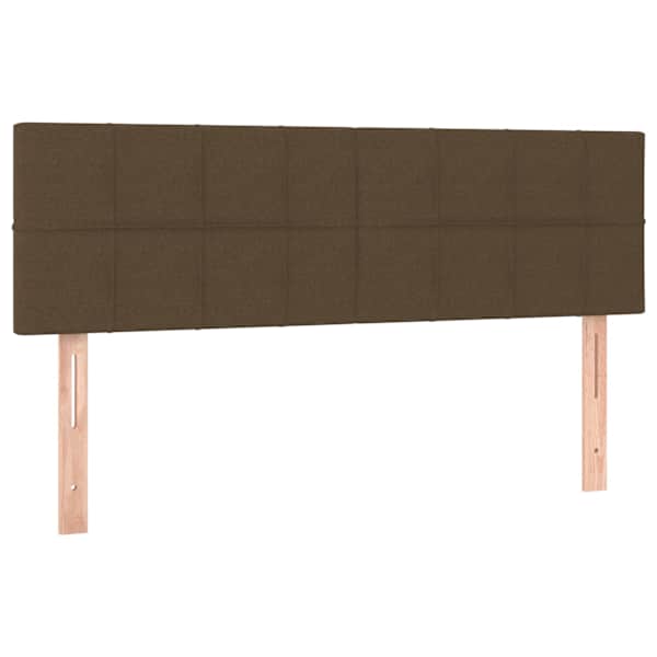 vidaXL voodipeatsid, tumepruun, 144x5x78/88 cm, kangas
