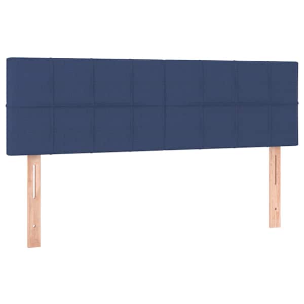 vidaXL voodipeatsid, sinine, 144x5x78/88 cm, kangas