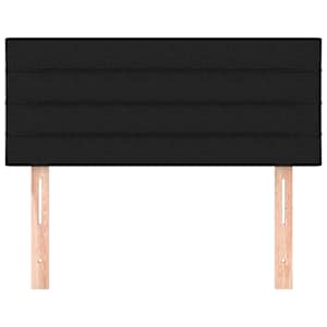 Čelo postele černé 90x5x78/88 cm textil - obrázek 3