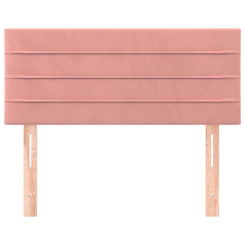 vidaXL Hoofdbord 90x5x78/88 cm fluweel roze, foto 2