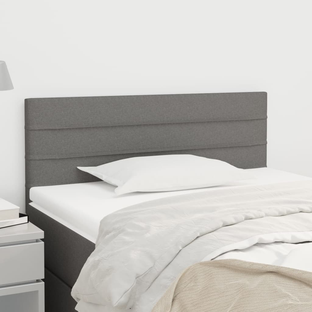 vidaXL Zag��wek do ��ka, ciemnoszary, 100x5x78/88 cm, tkanina