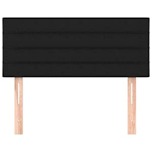 Čelo postele černé 100x5x78/88 cm textil - obrázek 3