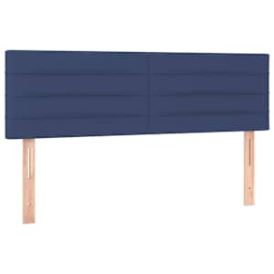 vidaXL voodipeatsid, sinine, 144x5x78/88 cm, kangas