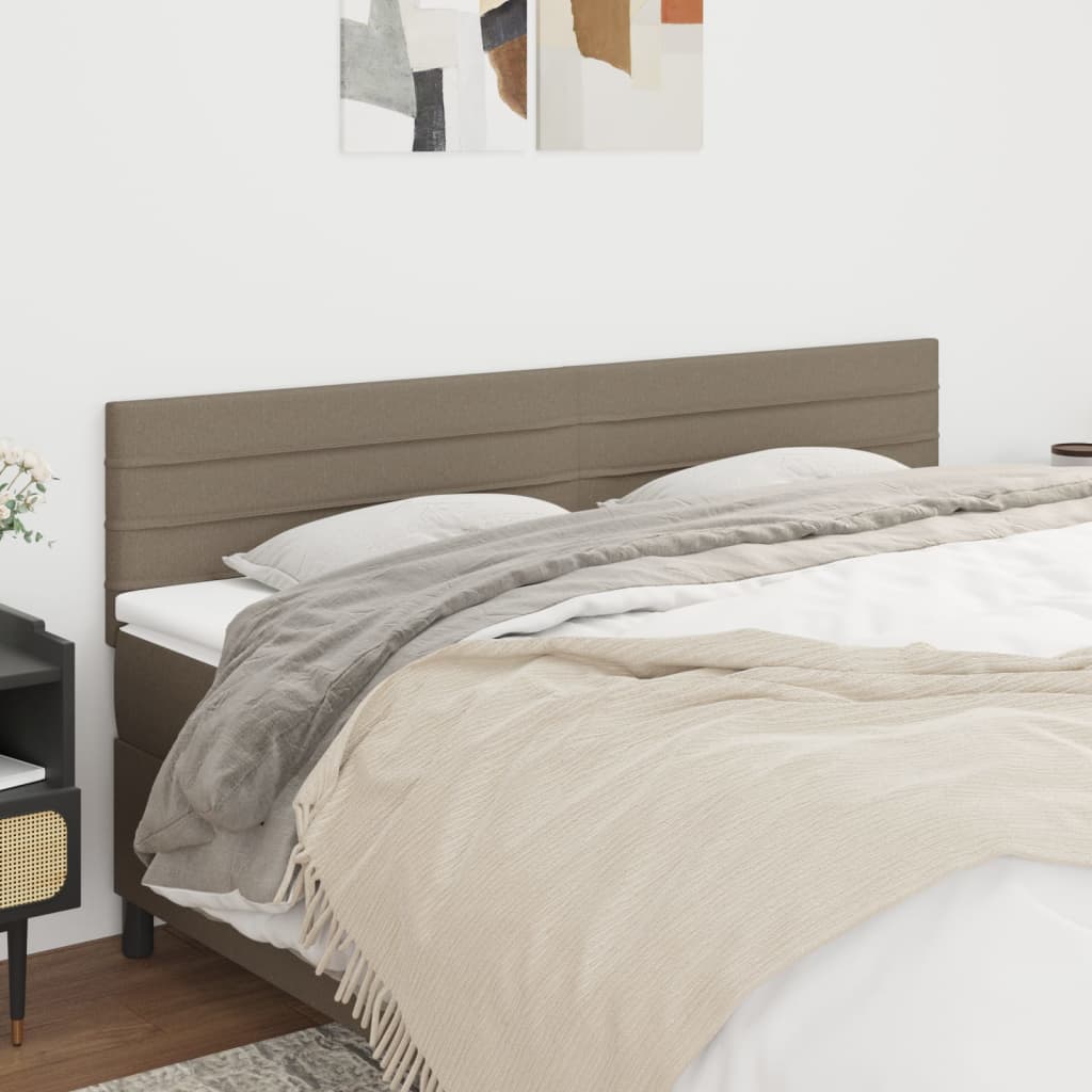 vidaXL Zag��wki, taupe, 160x5x78/88 cm, tkanina