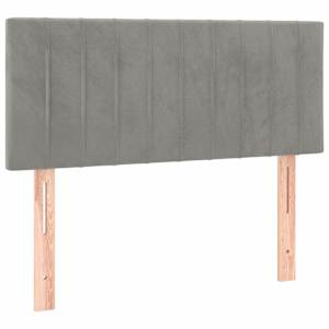 vidaXL voodipeats, helehall, 80x5x78/88 cm, samet