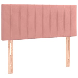 vidaXL voodipeats, roosa, 80x5x78/88 cm, samet