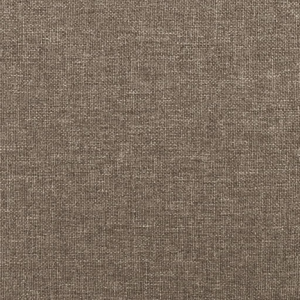 Posteljno vzglavje taupe 90x5x78/88 cm blago