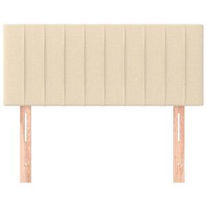 Čelo postele krémové 90x5x78/88 cm textil - obrázek 3