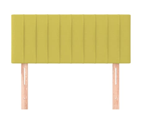 vidaXL Kopfteil Gr&uuml;n 100x5x78/88 cm Stoff