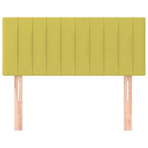 Čelo postele zelené 100x5x78/88 cm textil - obrázek 3