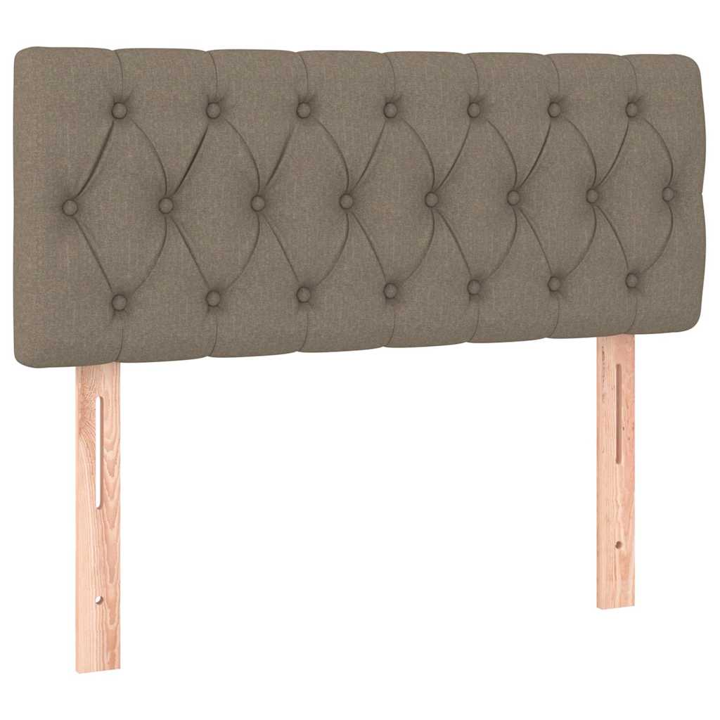 vidaXL Hoofdbord 90x7x78/88 cm stof taupe, foto 3