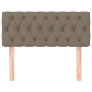 Čelo postele taupe 100x7x78/88 cm textil - obrázek 3