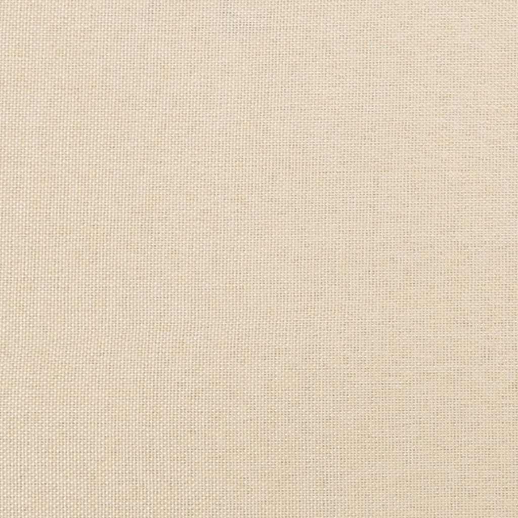 vidaXL Hoofdbord 100x7x78/88 cm stof crèmekleurig, foto 2