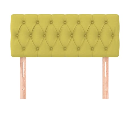 vidaXL Kopfteil Gr&uuml;n 100x7x78/88 cm Stoff