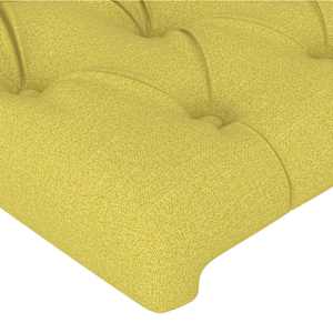Čelo postele zelené 100x7x78/88 cm textil - obrázek 4