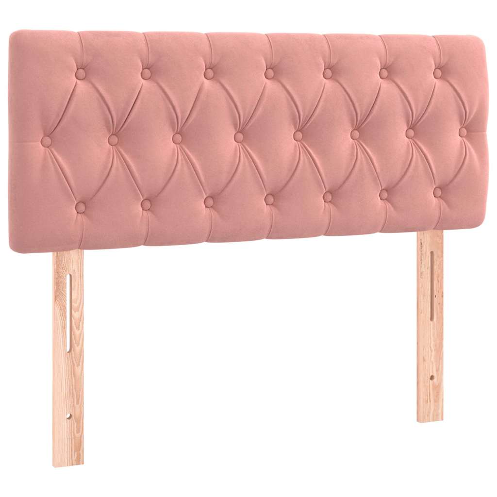 vidaXL Hoofdbord 100x7x78/88 cm fluweel roze, foto 3