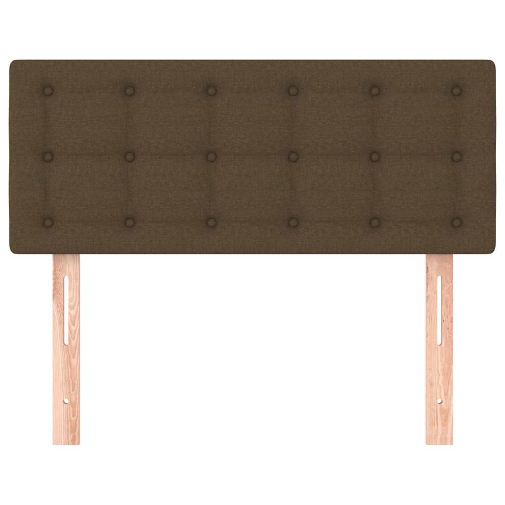 vidaXL Hoofdbord 80x5x78/88 cm stof donkerbruin bruin, foto 2