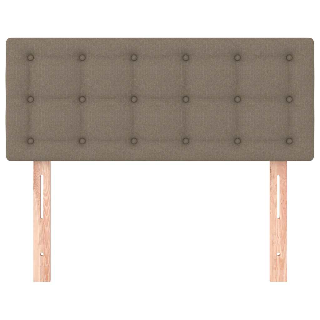 vidaXL Hoofdbord 80x5x78/88 cm stof taupe, foto 2