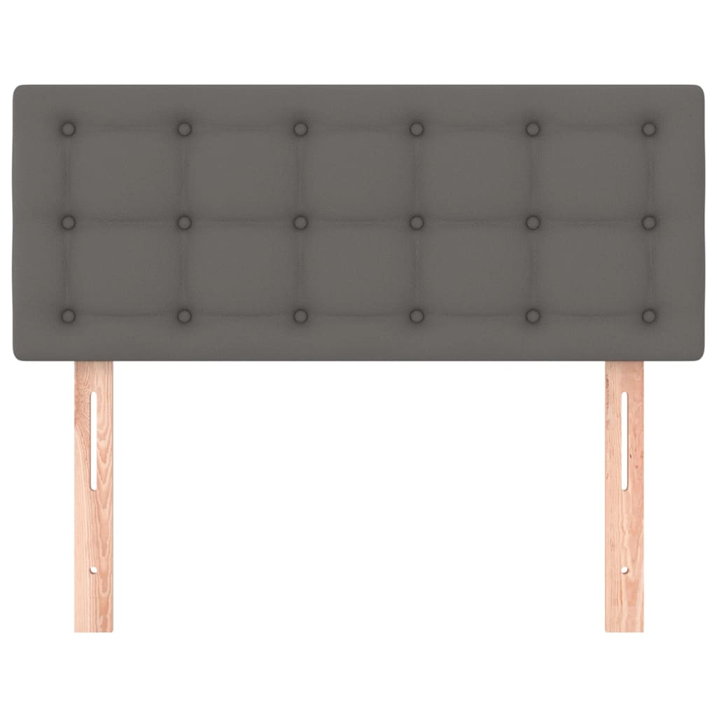 Testiera Grigia 80x5x78/88 Cm In Similpelle VidaXL 14 width=274