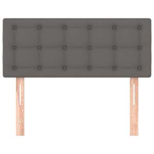 vidaXL T&ecirc;te de lit Gris 80x5x78/88 cm Similicuir