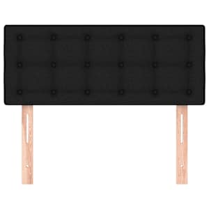 Čelo postele černé 90x5x78/88 cm textil - obrázek 3