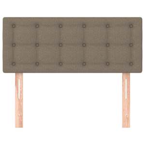 Čelo postele taupe 90x5x78/88 cm textil - obrázek 3