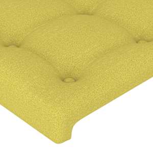 Čelo postele zelené 90x5x78/88 cm textil - obrázek 4