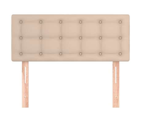 vidaXL Hoofdbord 90x5x78/88 cm kunstleer cappuccinokleurig