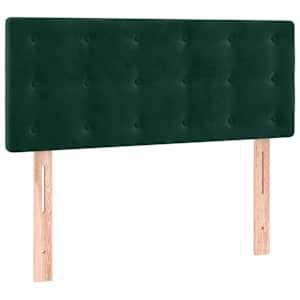 vidaXL voodiraam peats, tumeroheline, 90x5x78/88 cm, samet