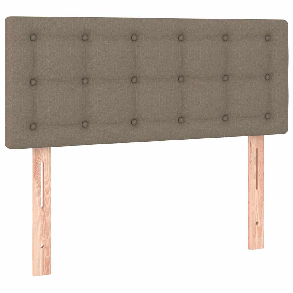 vidaXL Hoofdbord 100x5x78/88 cm stof taupe, foto 3