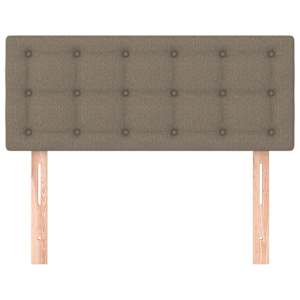 Čelo postele taupe 100x5x78/88 cm textil - obrázek 3