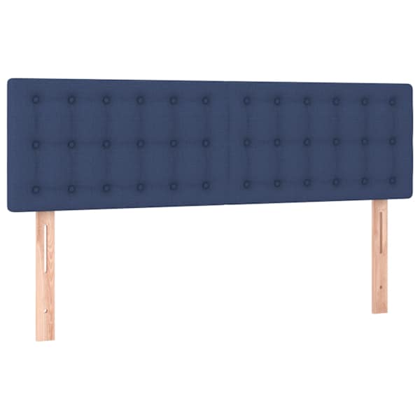 vidaXL voodipeatsid, sinine, 144x5x78/88 cm, kangas