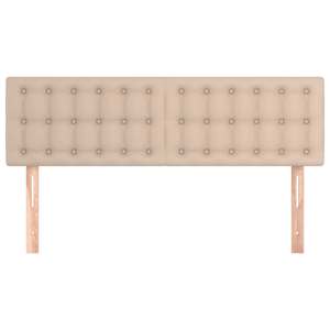 Čela postele 2 ks cappuccino 72 x 5 x 78/88 cm umělá kůže - obrázek 3