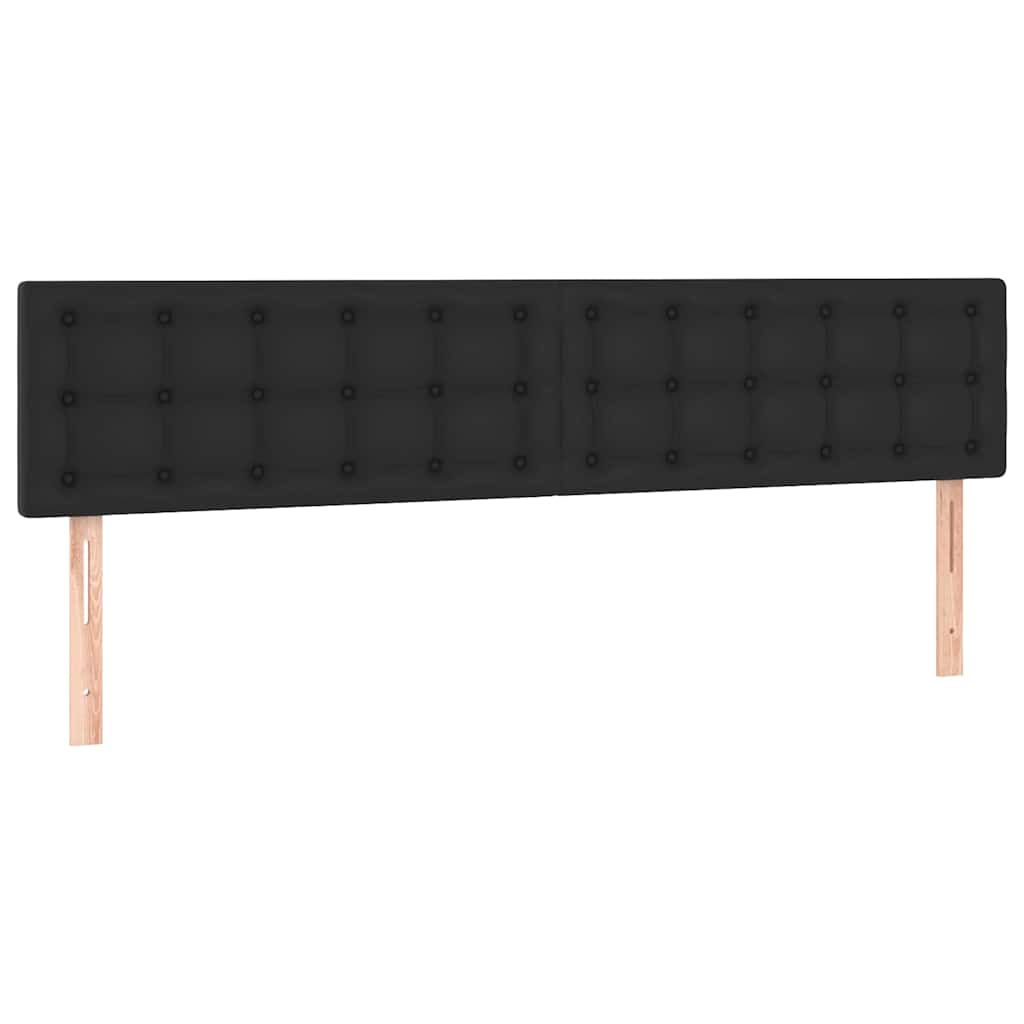 vidaXL Hoofdborden 180x5x78/88 cm kunstleer zwart, foto 3