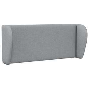 Uši čela postele Světle šedá 40 x 23 x 6 cm textil - obrázek 3